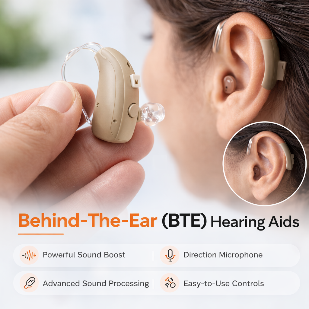 Behind-The-Ear (BTE) Hearing Aids