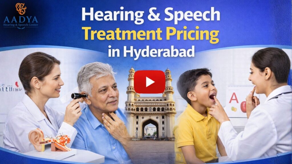Hearing & Speech Treatment Pricing in Hyderabad