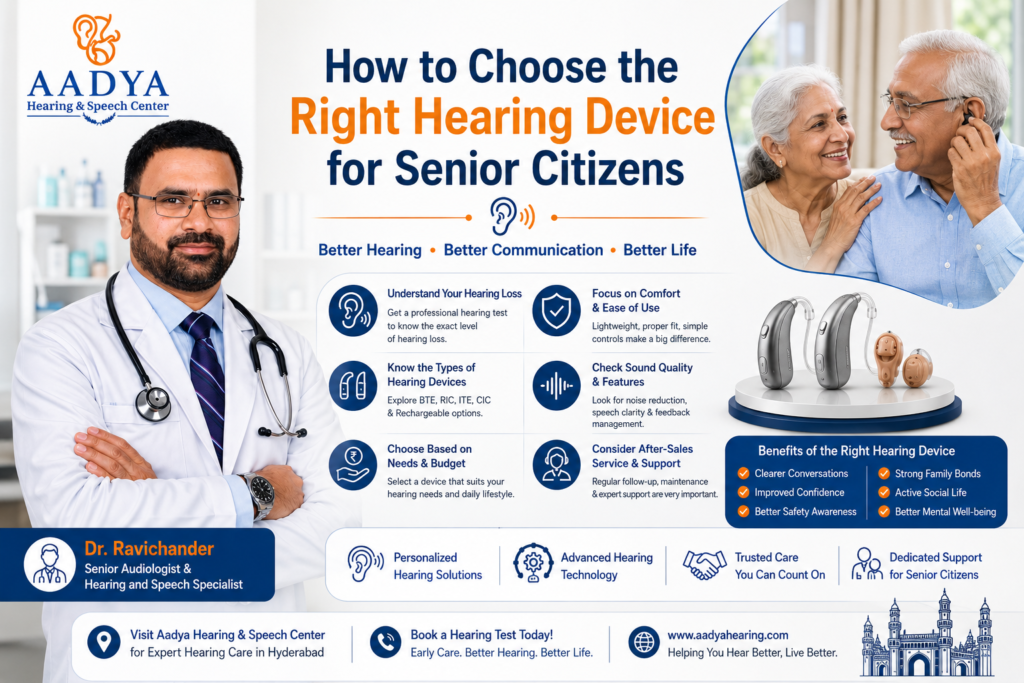 How to Choose the Right Hearing Device for Senior Citizens